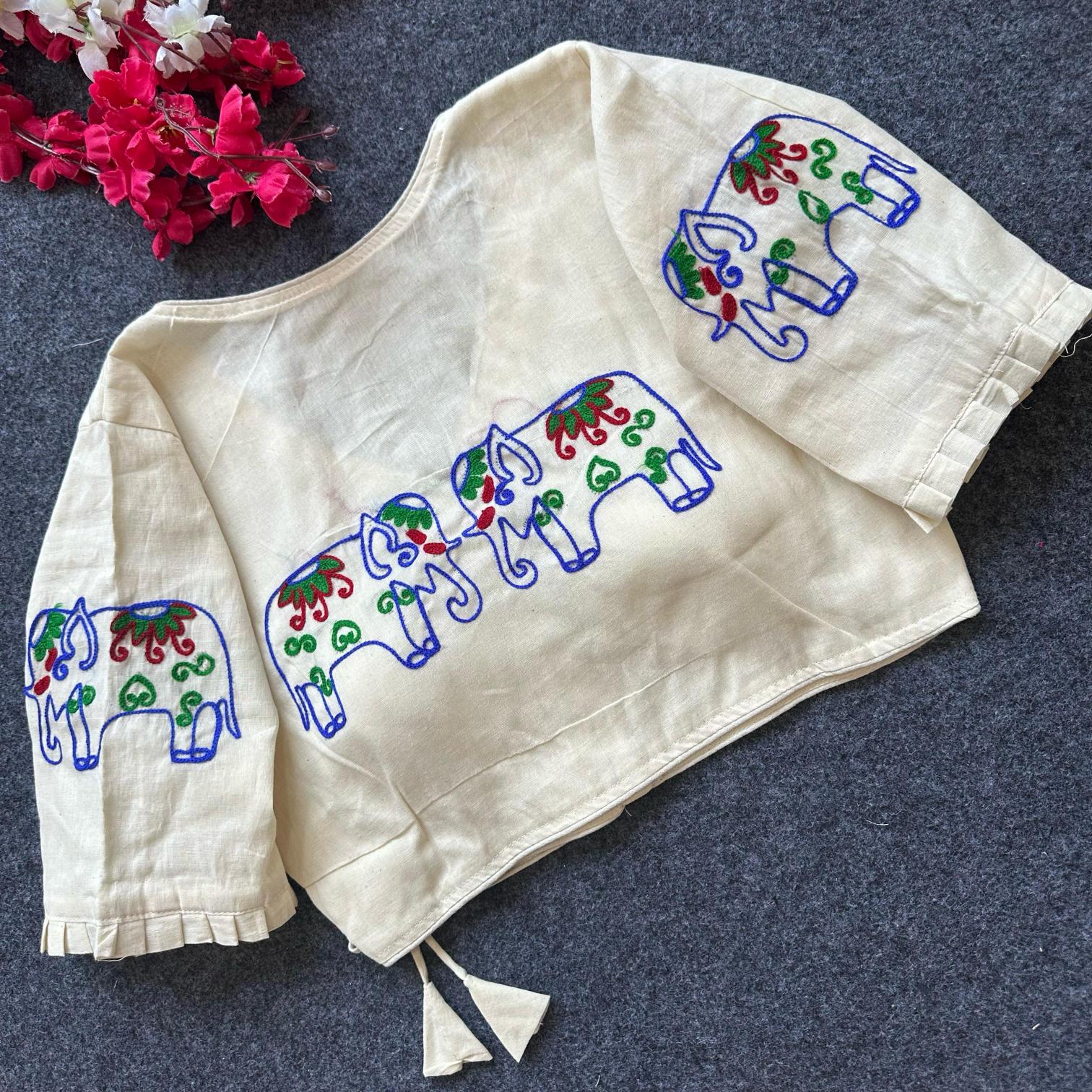 Blousewala Havy Khadi cotton Vol 3 readymade blouse wholesaler