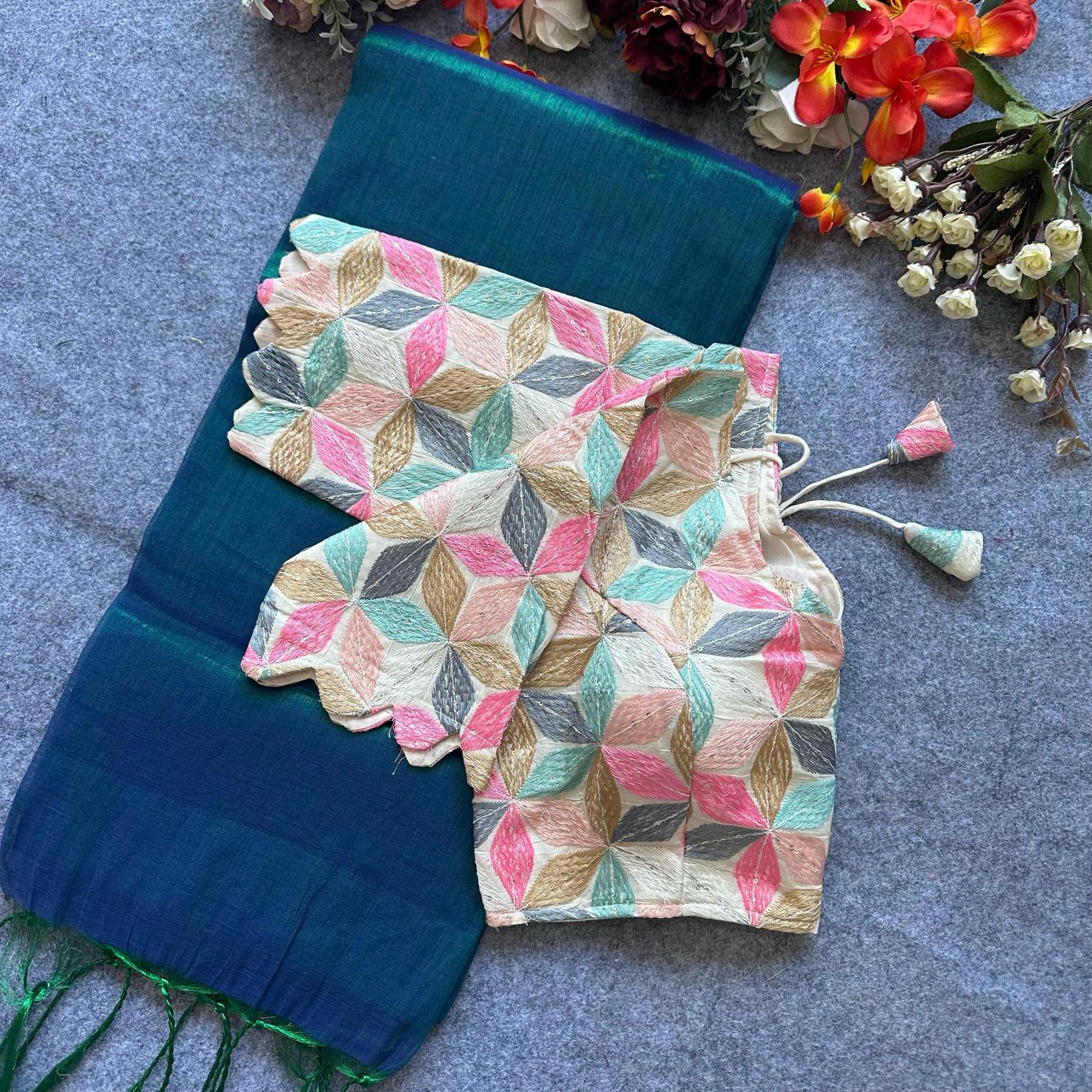 Blousewala Hk17 Vol 3 catalog khadi sarees online shopping india