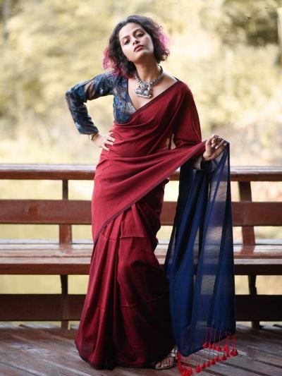 Blousewala khadi cotton Vol 3 catalog cotton khadi saree manufacture in india