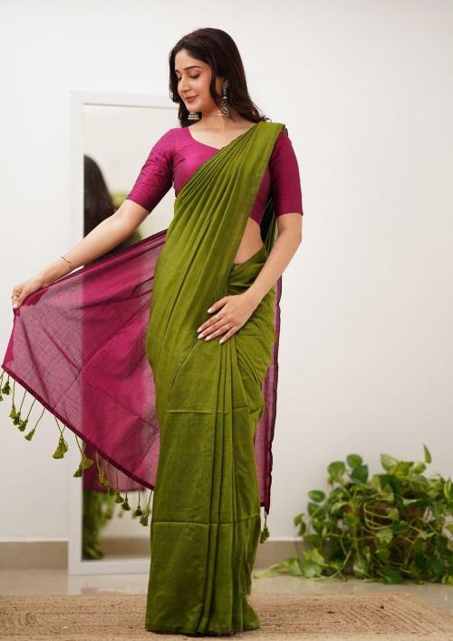 Blousewala khadi cotton Vol 3 catalog cotton khadi saree manufacture in india