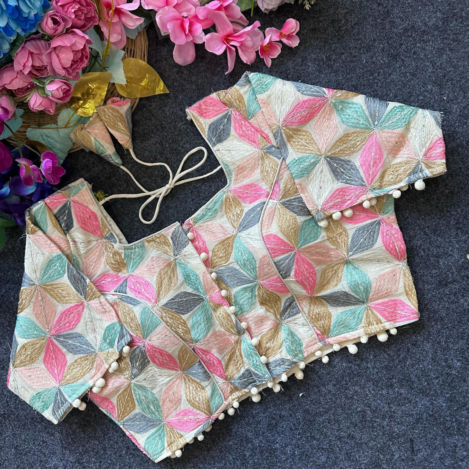 Blousewala Pure Camric Cotton Diable Blouse Vol 4 