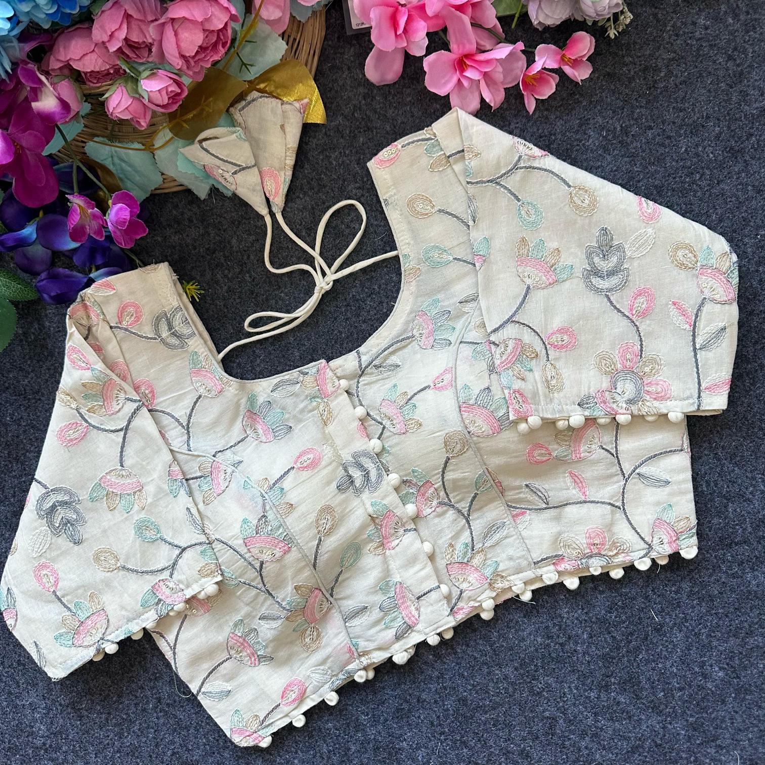 Blousewala Pure Camric Cotton Diable Blouse Vol 4 