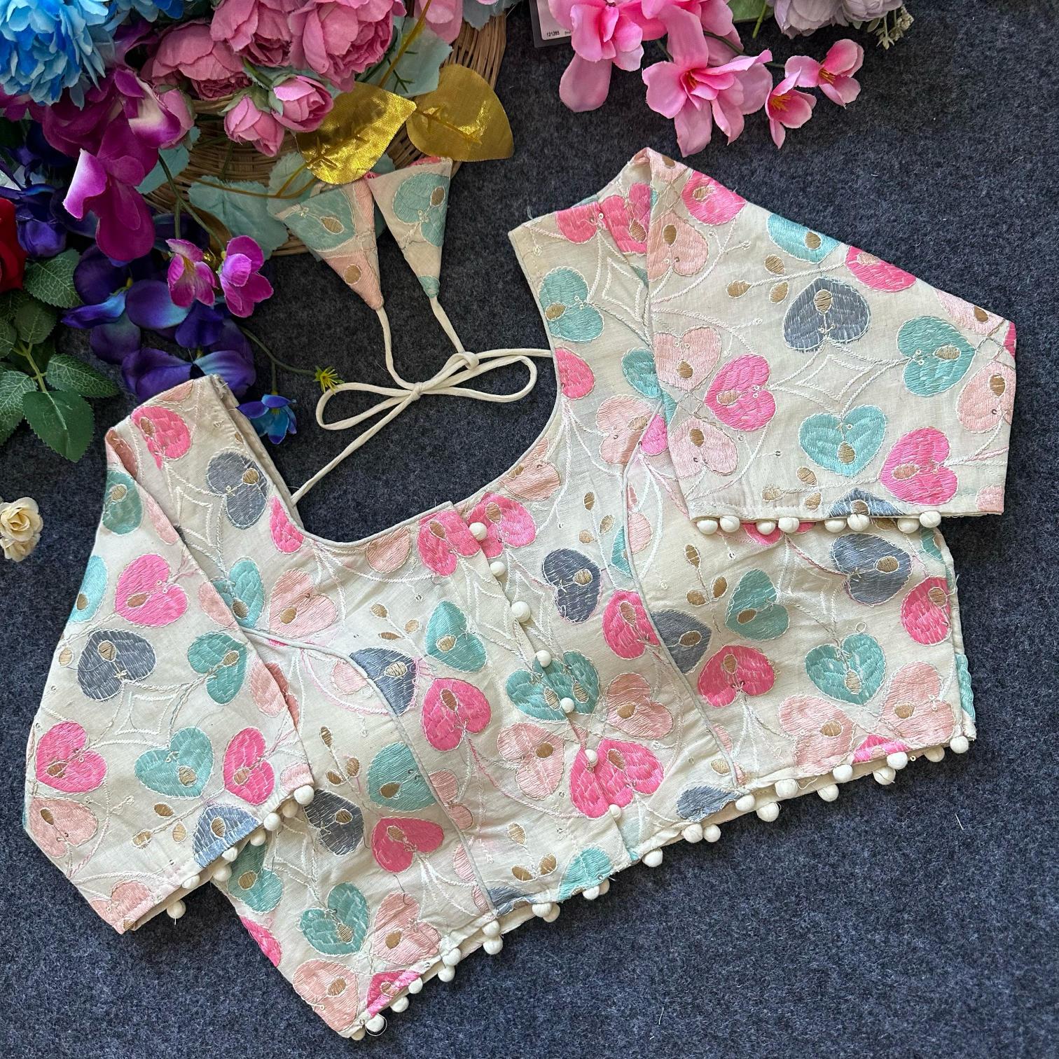 Blousewala Pure Camric Cotton Diable Blouse Vol 4 