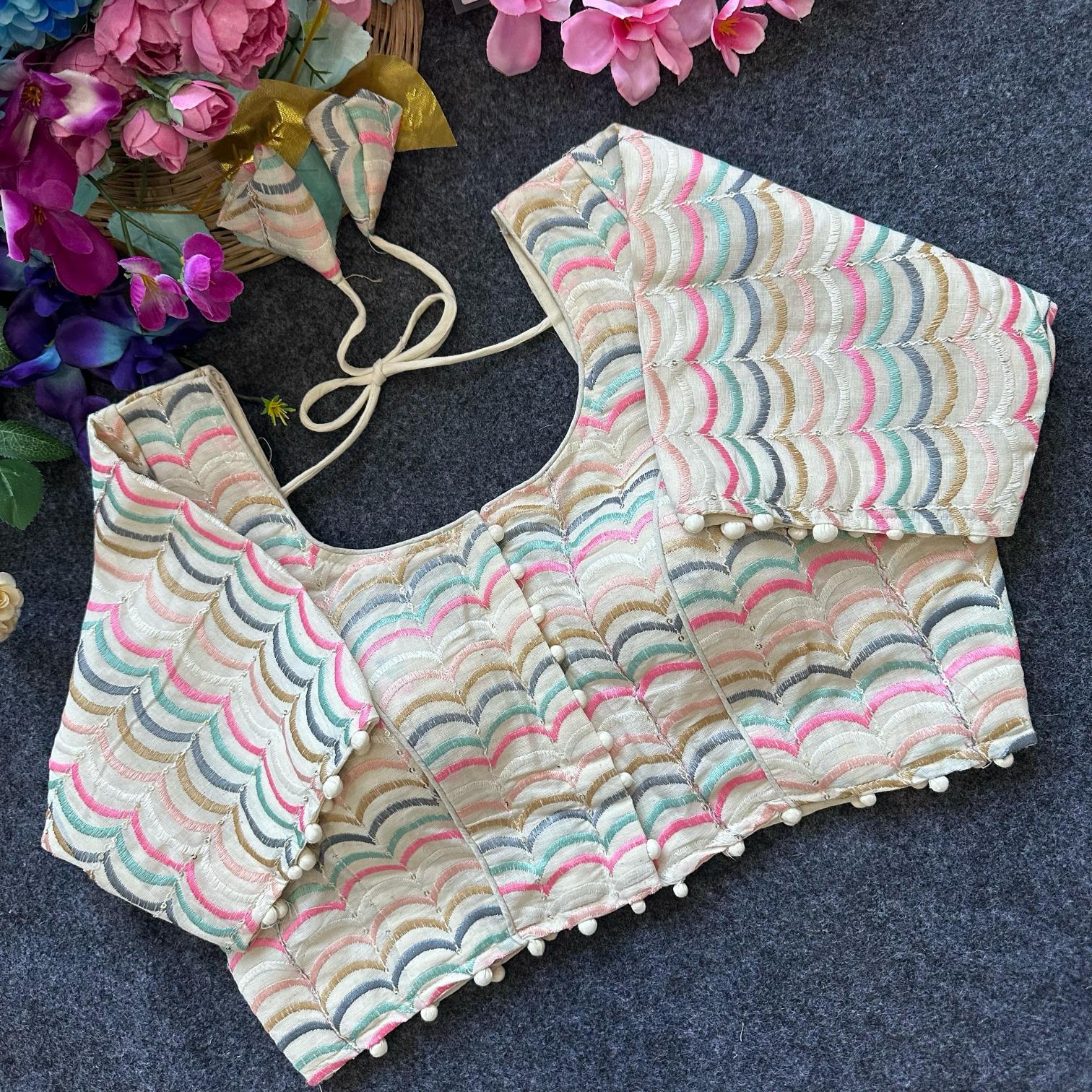 Blousewala Pure Camric Cotton Diable Blouse Vol 4 