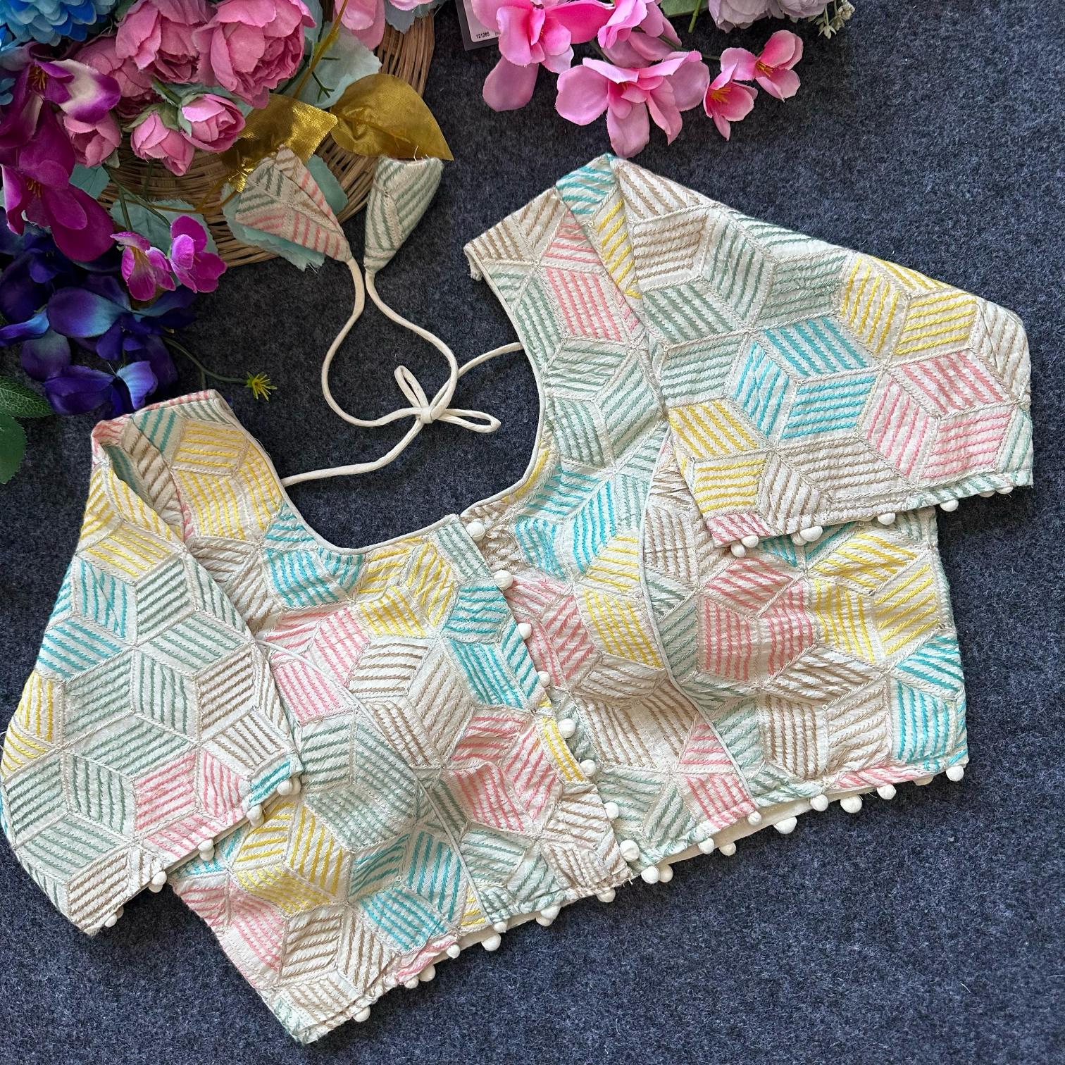 Blousewala Pure Camric Cotton Diable Blouse Vol 4 