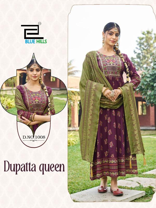 Blue Hills Dupatta Queen Catalog wedding wear kurtis online india