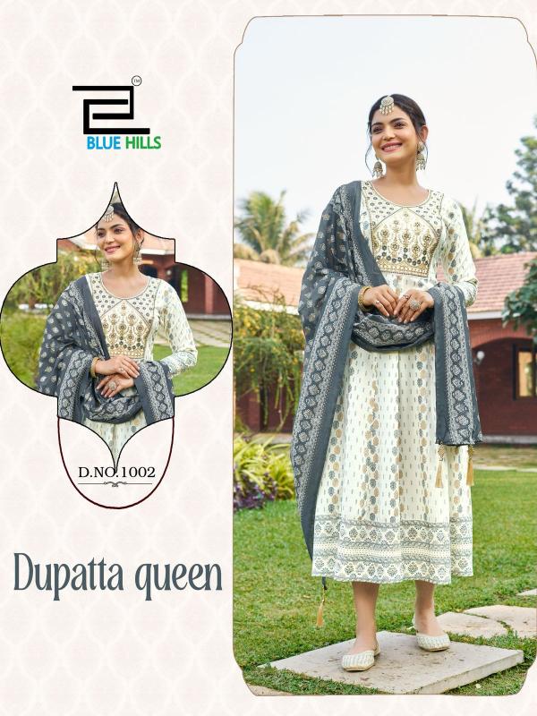Blue Hills Dupatta Queen Catalog wedding wear kurtis online india