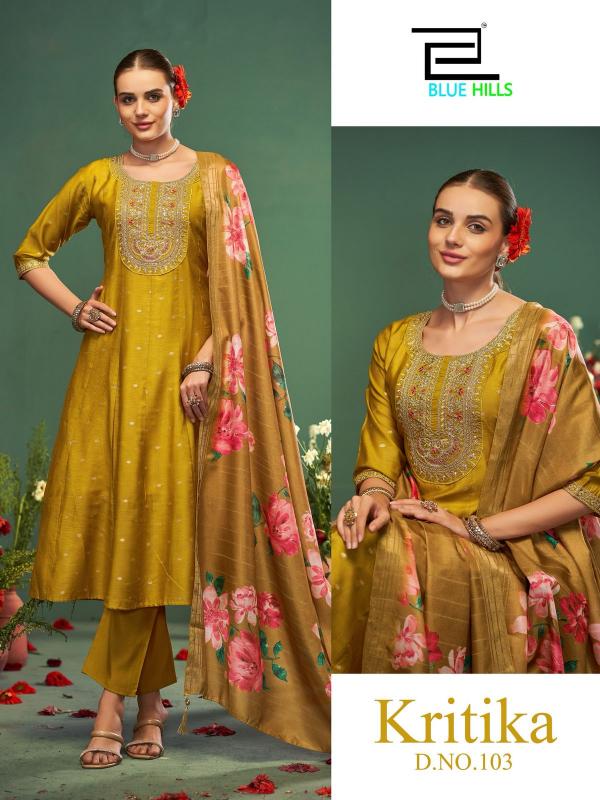 Blue Hills Kritika catalog shrishti kurti online india