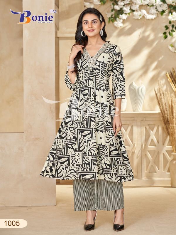Bonie Rutvi Vol 1 catalog palazzo pants with kurti online india