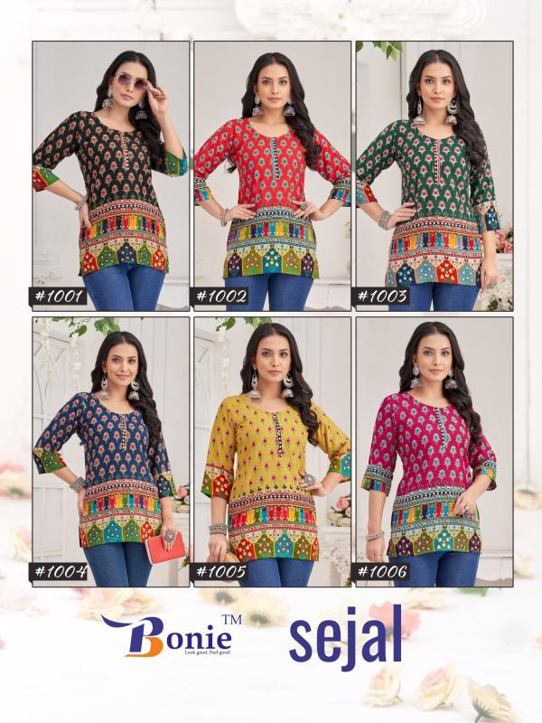 Bonie Sejal catalog catalog ethnic short kurtis online india 