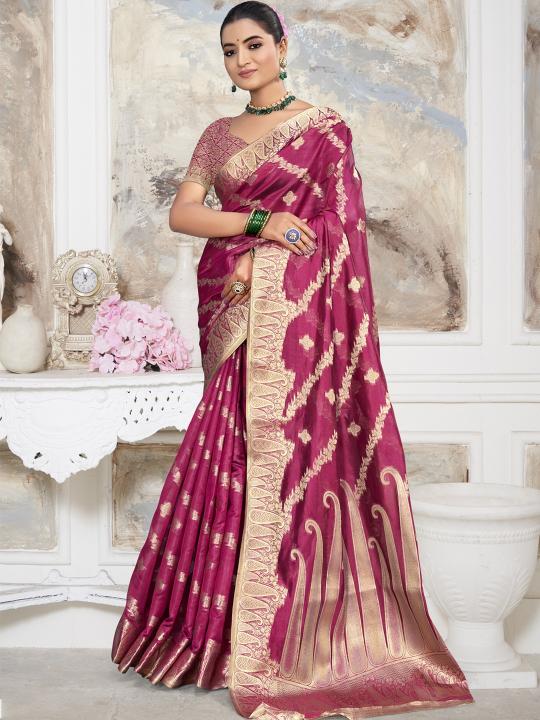 Bunawat Vibha vol 4 catalog organza saree price in india
