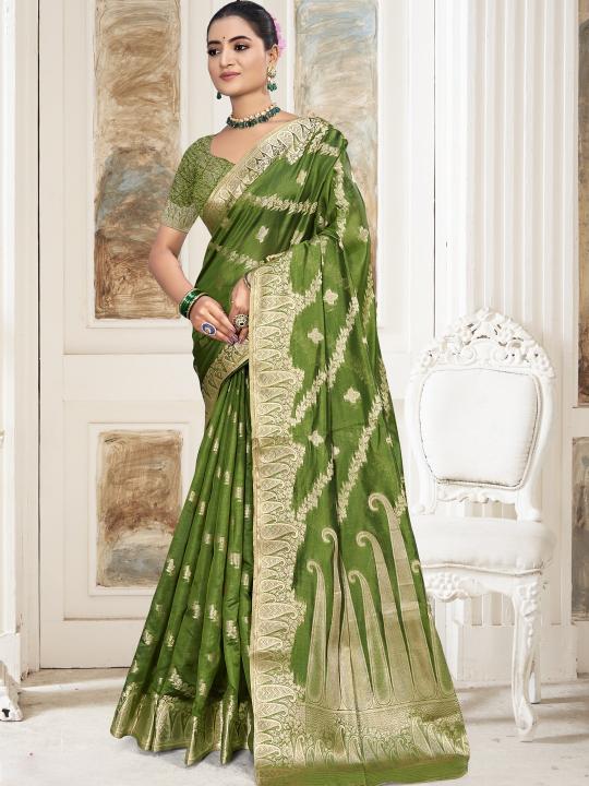 Bunawat Vibha vol 4 catalog organza saree price in india