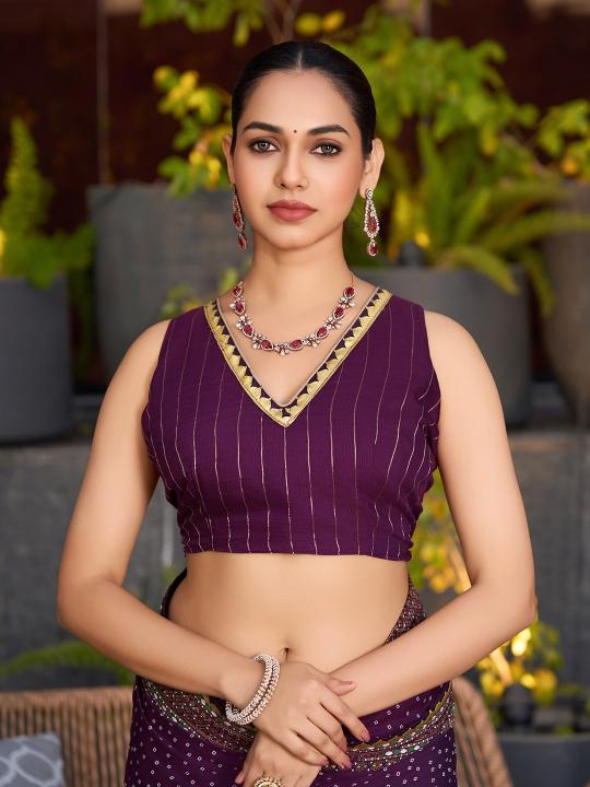 Dazira Bandhani catalog best saree online shopping sites in india