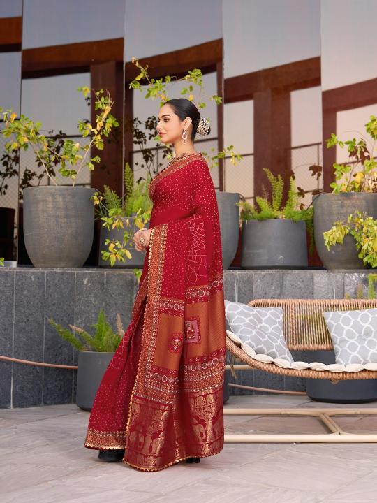 Dazira Bandhani catalog best saree online shopping sites in india