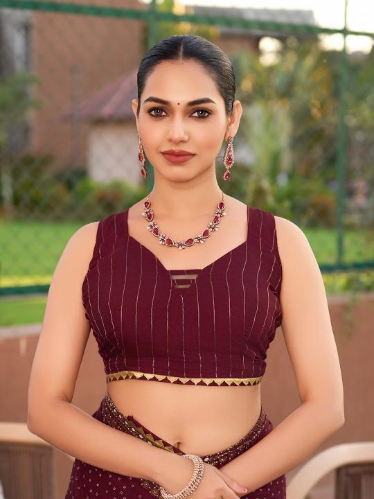 Dazira Bandhani catalog best saree online shopping sites in india