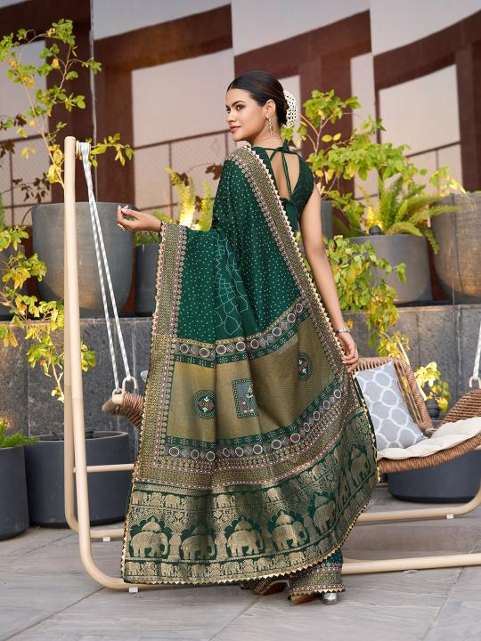 Dazira Bandhani catalog best saree online shopping sites in india