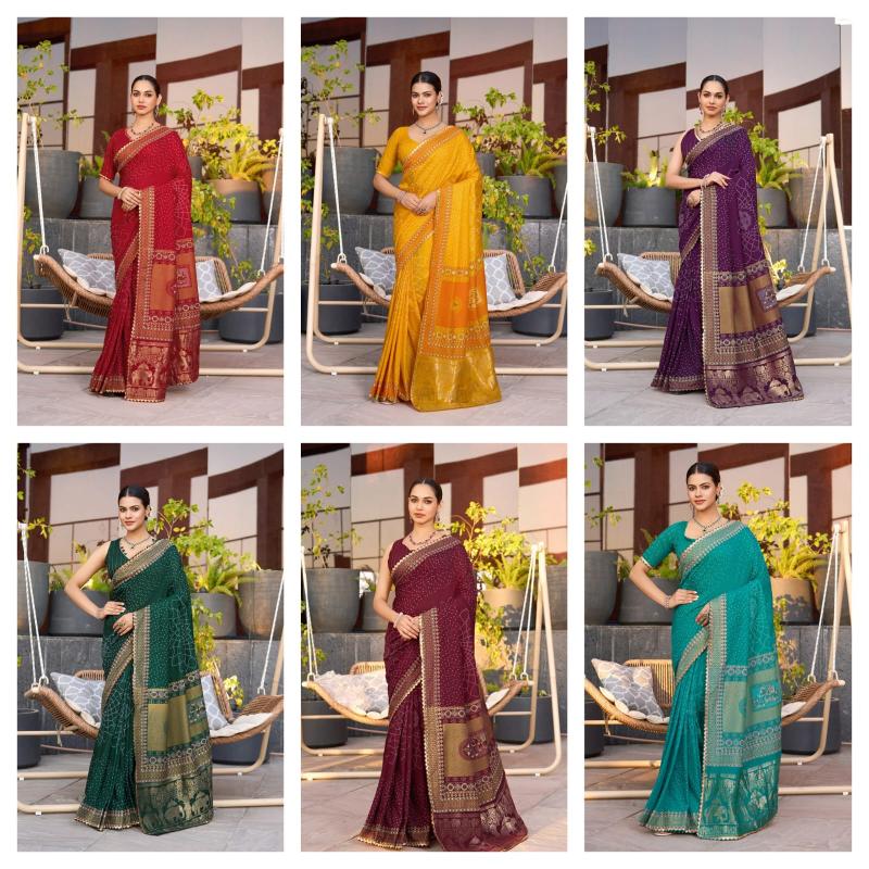 Dazira Bandhani catalog best saree online shopping sites in india
