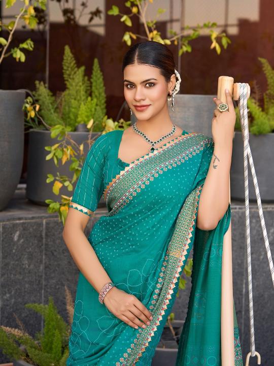 Dazira Bandhani catalog best saree online shopping sites in india