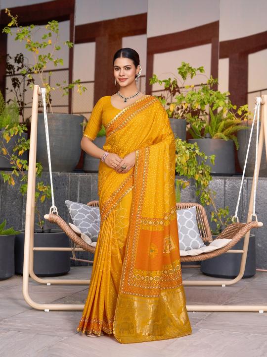 Dazira Bandhani catalog best saree online shopping sites in india