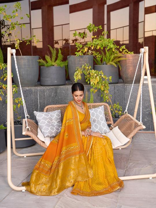 Dazira Bandhani catalog best saree online shopping sites in india