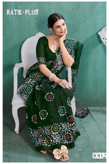 Dazira Batik Plus catalog soft pure cotton sarees from saree manufacturer in india