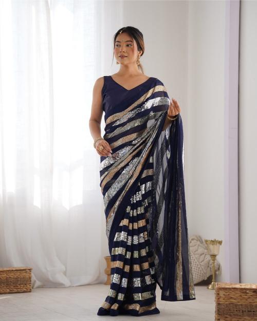 Dazira Jf 2072 75 catalog black saree online shopping india