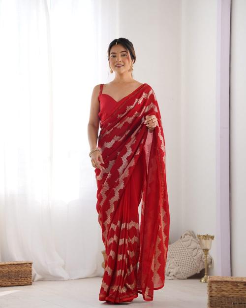 Dazira Jf 2081 83 catalog georgette shimmer saree online india
