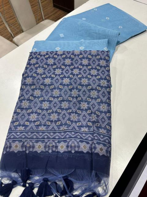 Dazira Premium soft muga Cotton vol 5 Catalog top cotton brands in sarees in india
