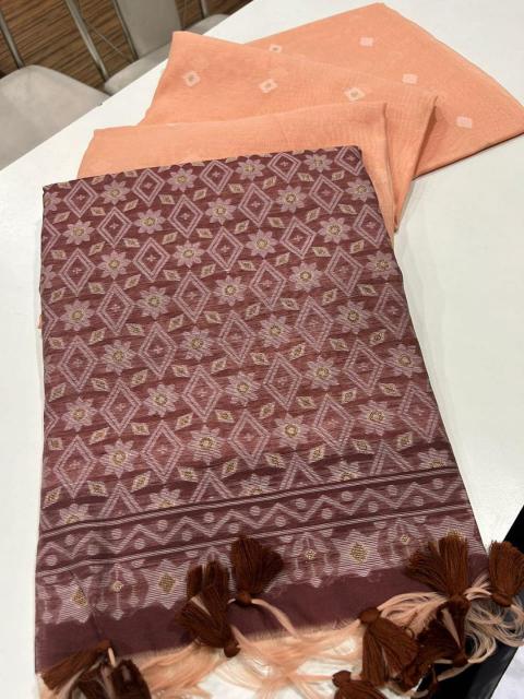Dazira Premium soft muga Cotton vol 5 Catalog top cotton brands in sarees in india