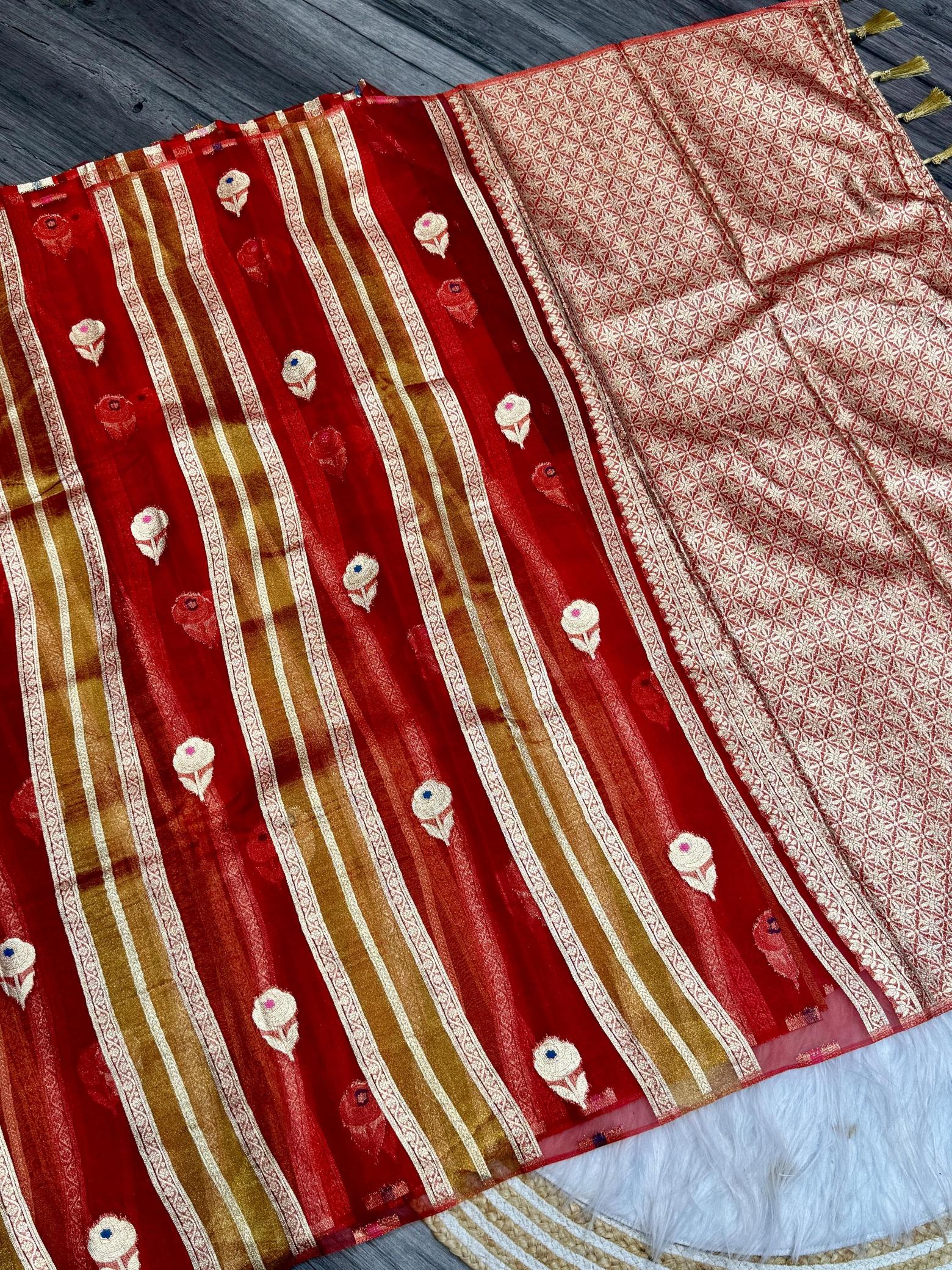 Dazira Pure Banarasi Tissue Silk Catalog biggest saree manufacturer in india