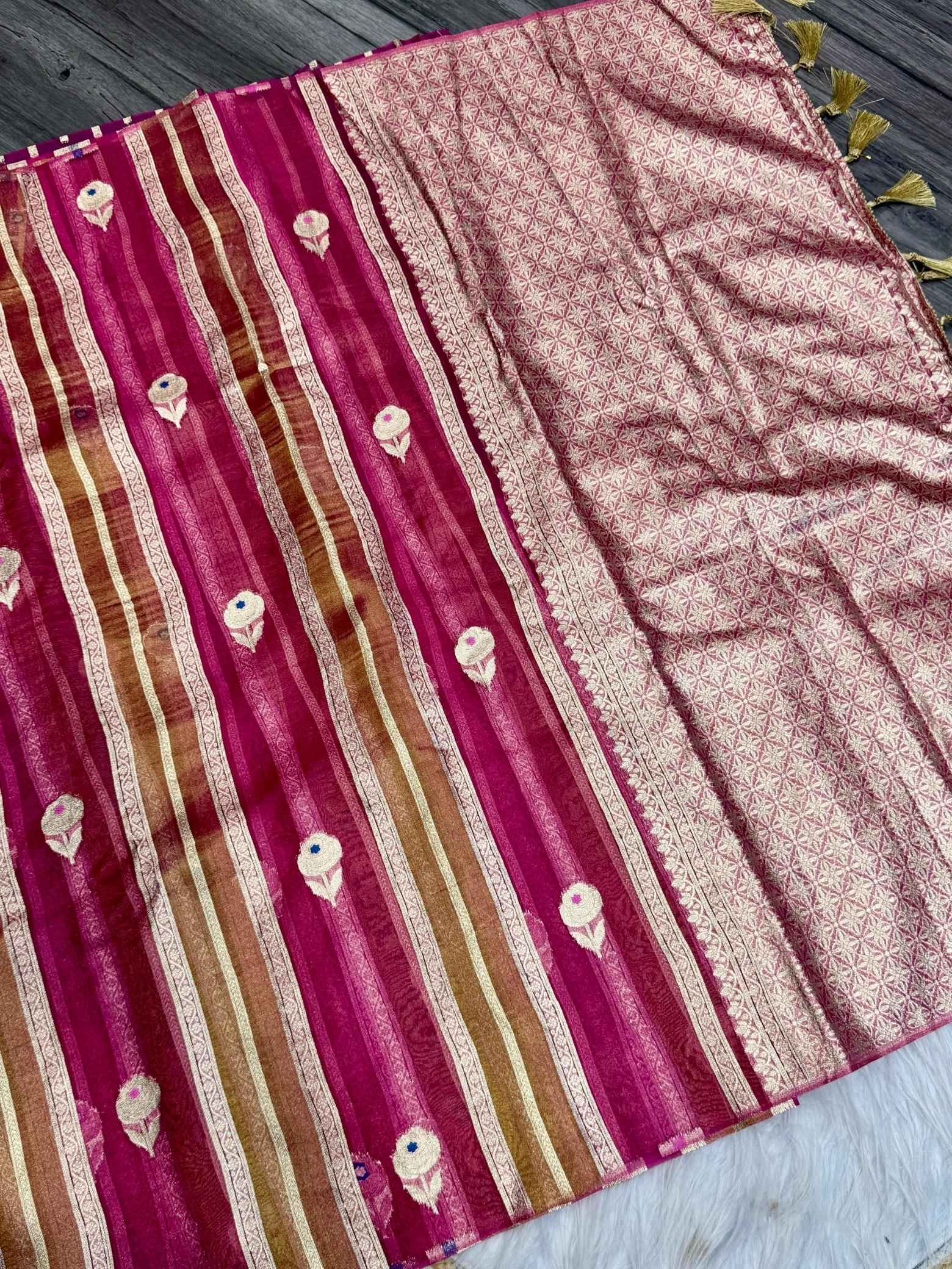 Dazira Pure Banarasi Tissue Silk Catalog biggest saree manufacturer in india
