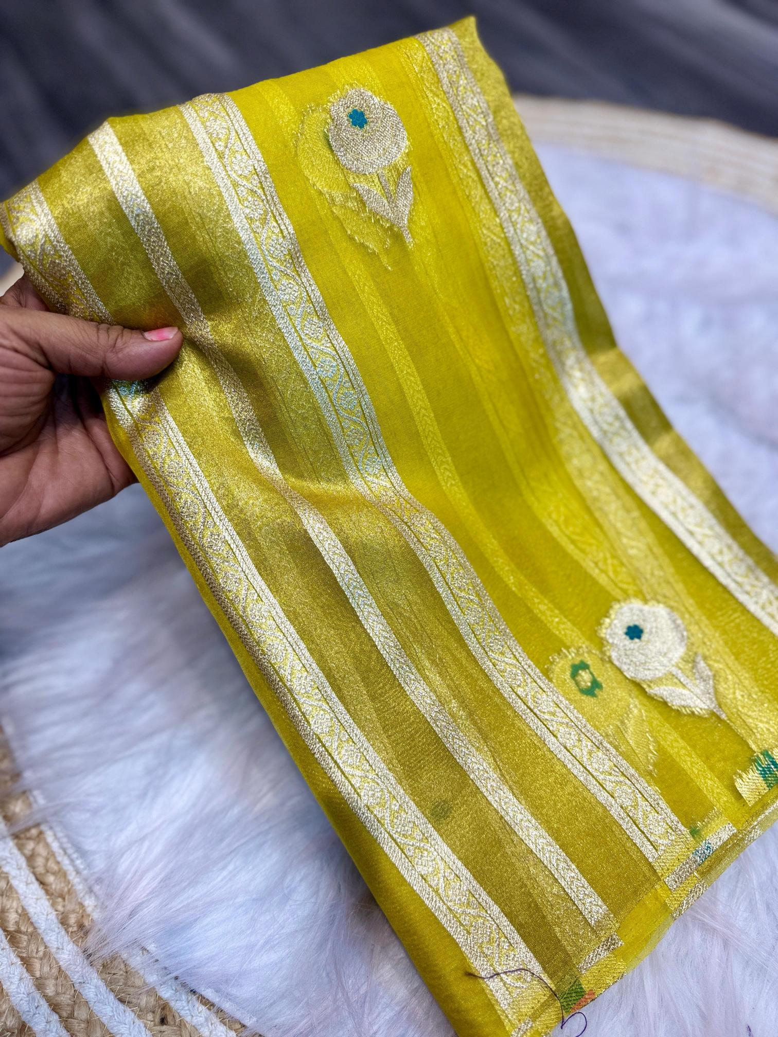 Dazira Pure Banarasi Tissue Silk Catalog biggest saree manufacturer in india