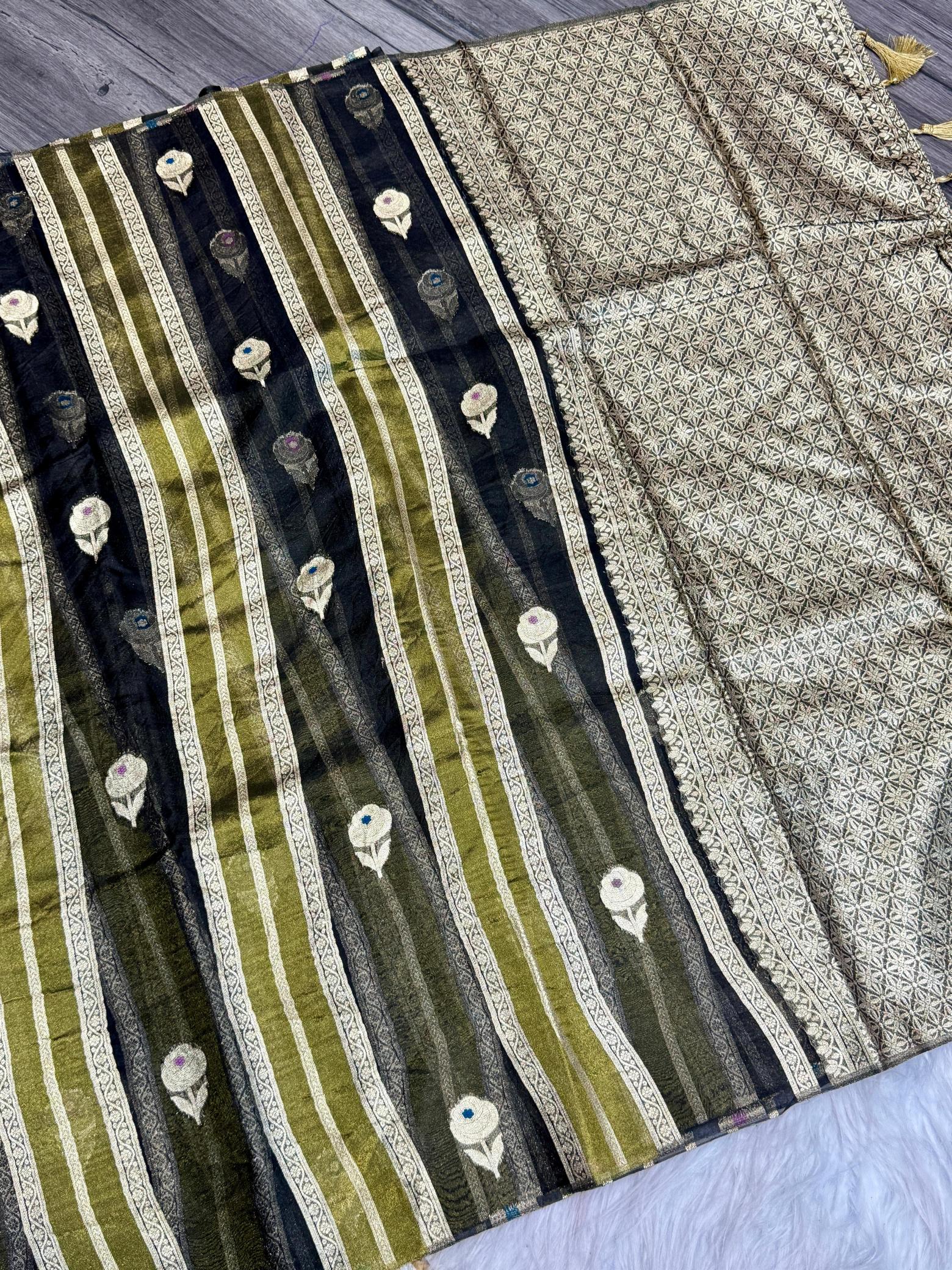 Dazira Pure Banarasi Tissue Silk Catalog biggest saree manufacturer in india