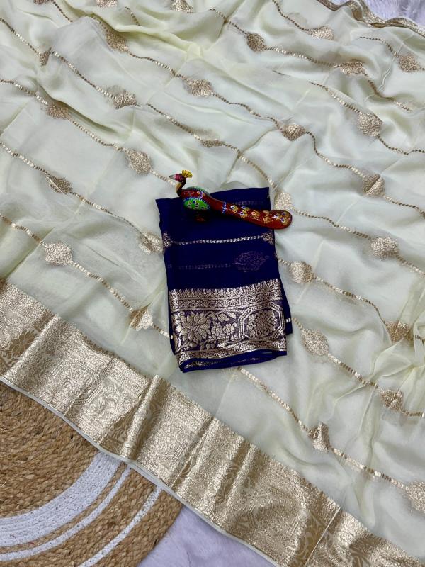Dazira Radhika Catalog embellished saree gown online india