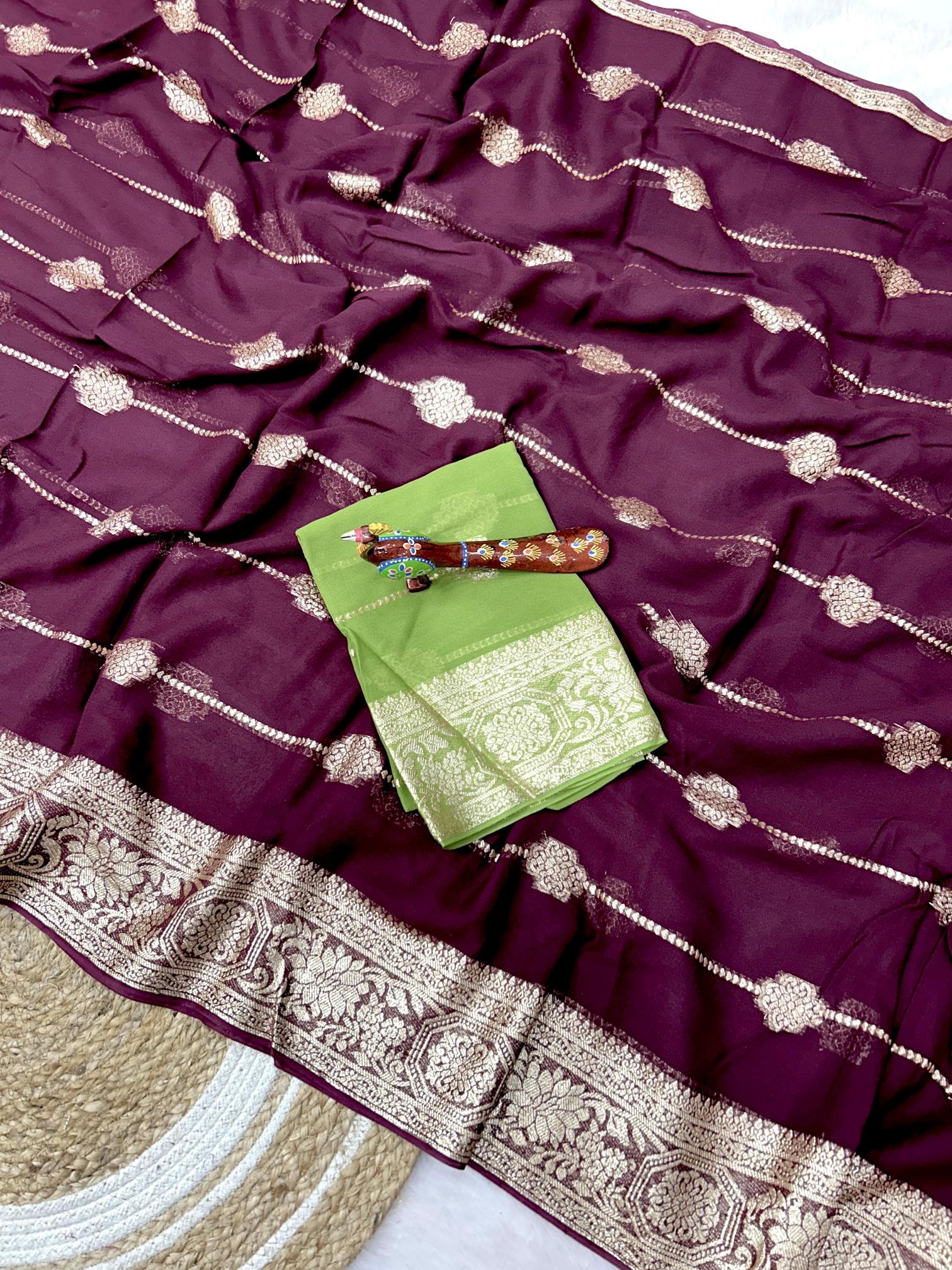 Dazira Radhika Catalog embellished saree gown online india
