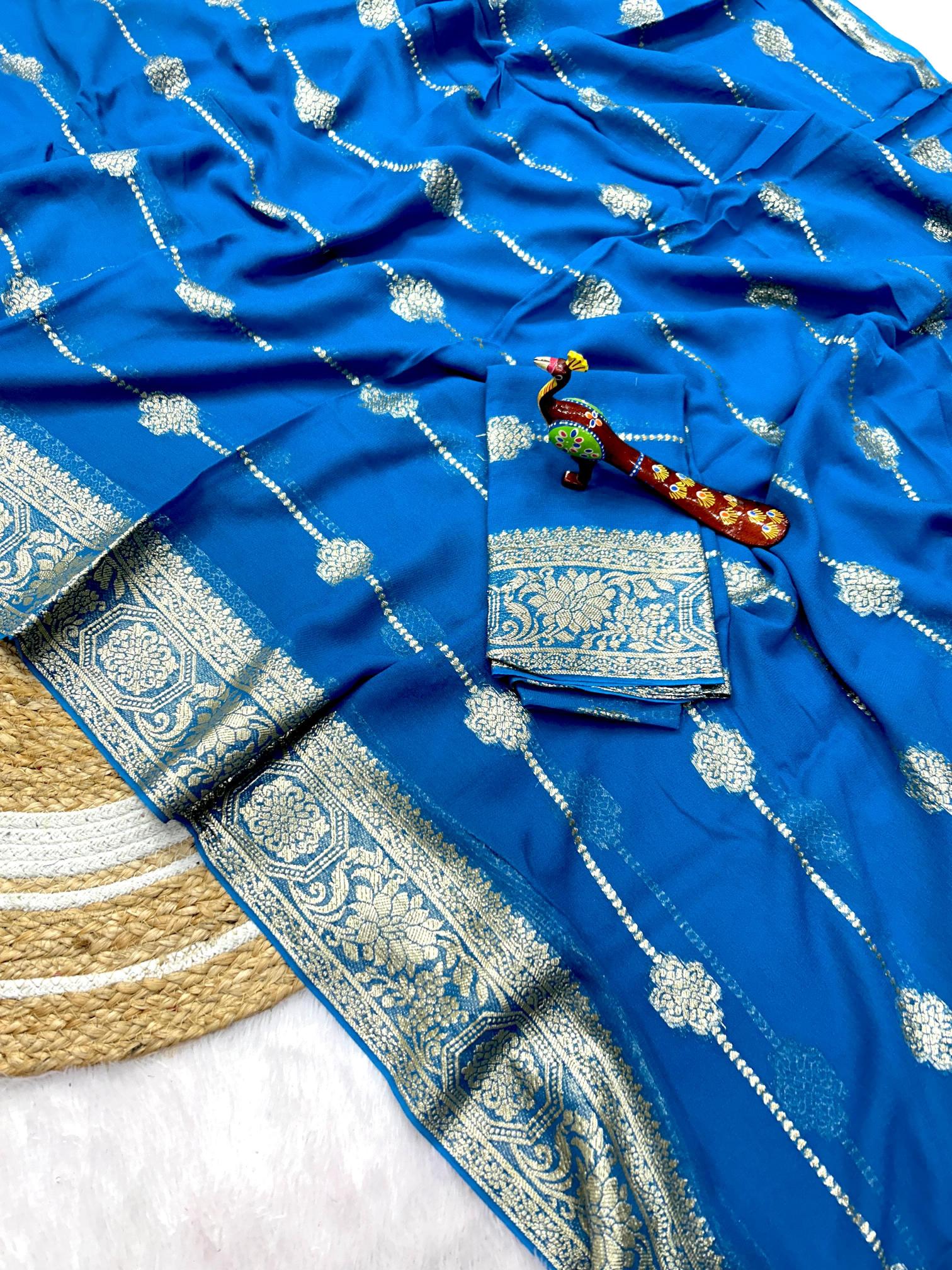 Dazira Radhika Catalog embellished saree gown online india
