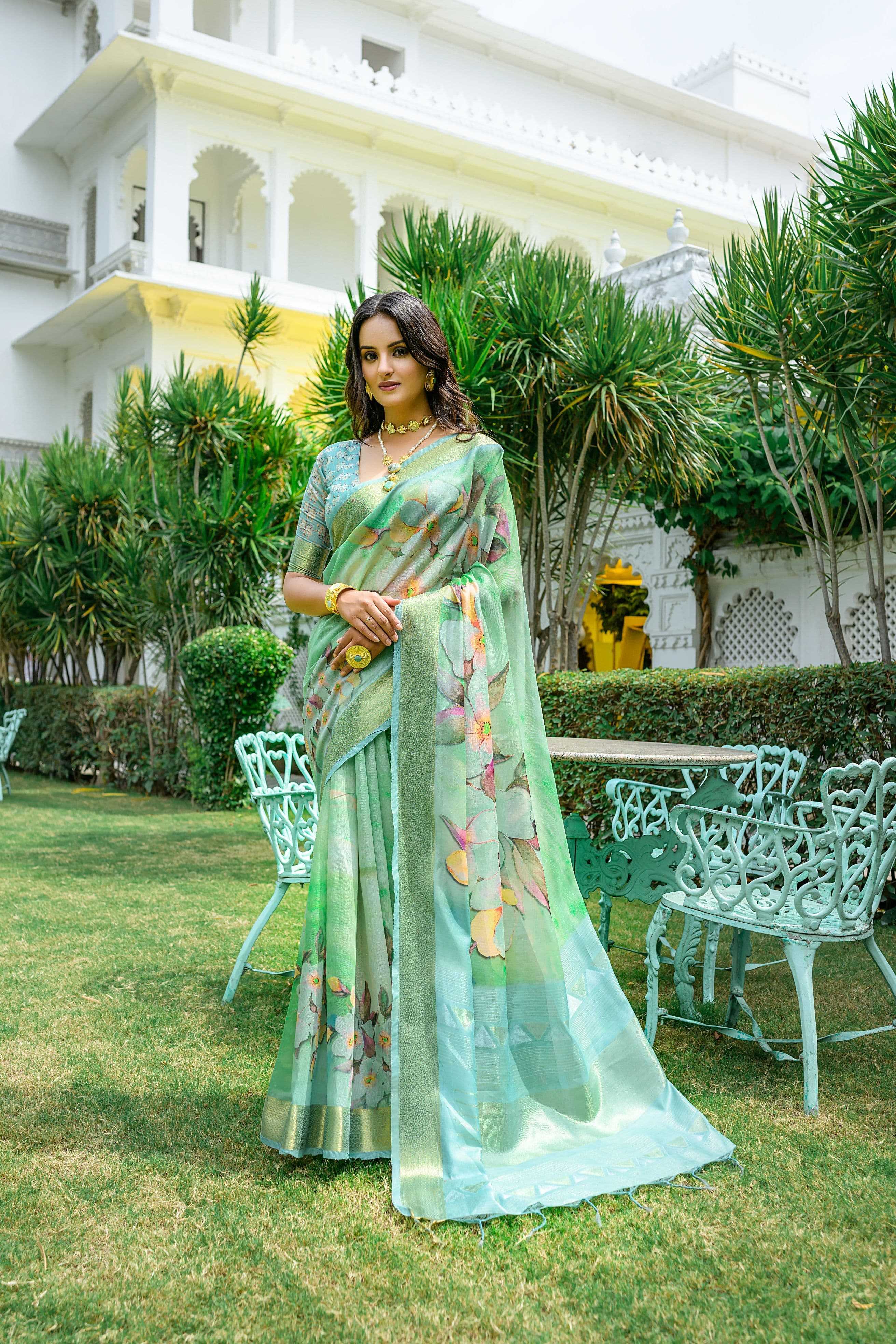 Dazira Soft Linen Cotton catalog india culture saree