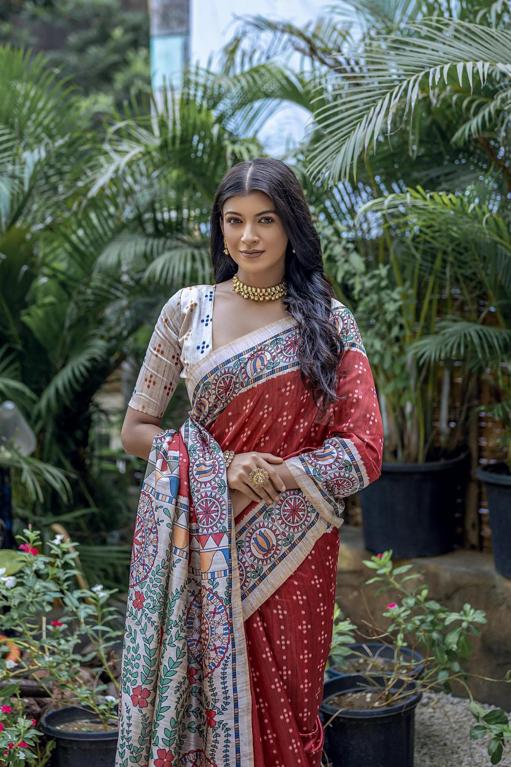 Dazira Soft Tussar Silk Catalog latest party wear sarees online shopping india