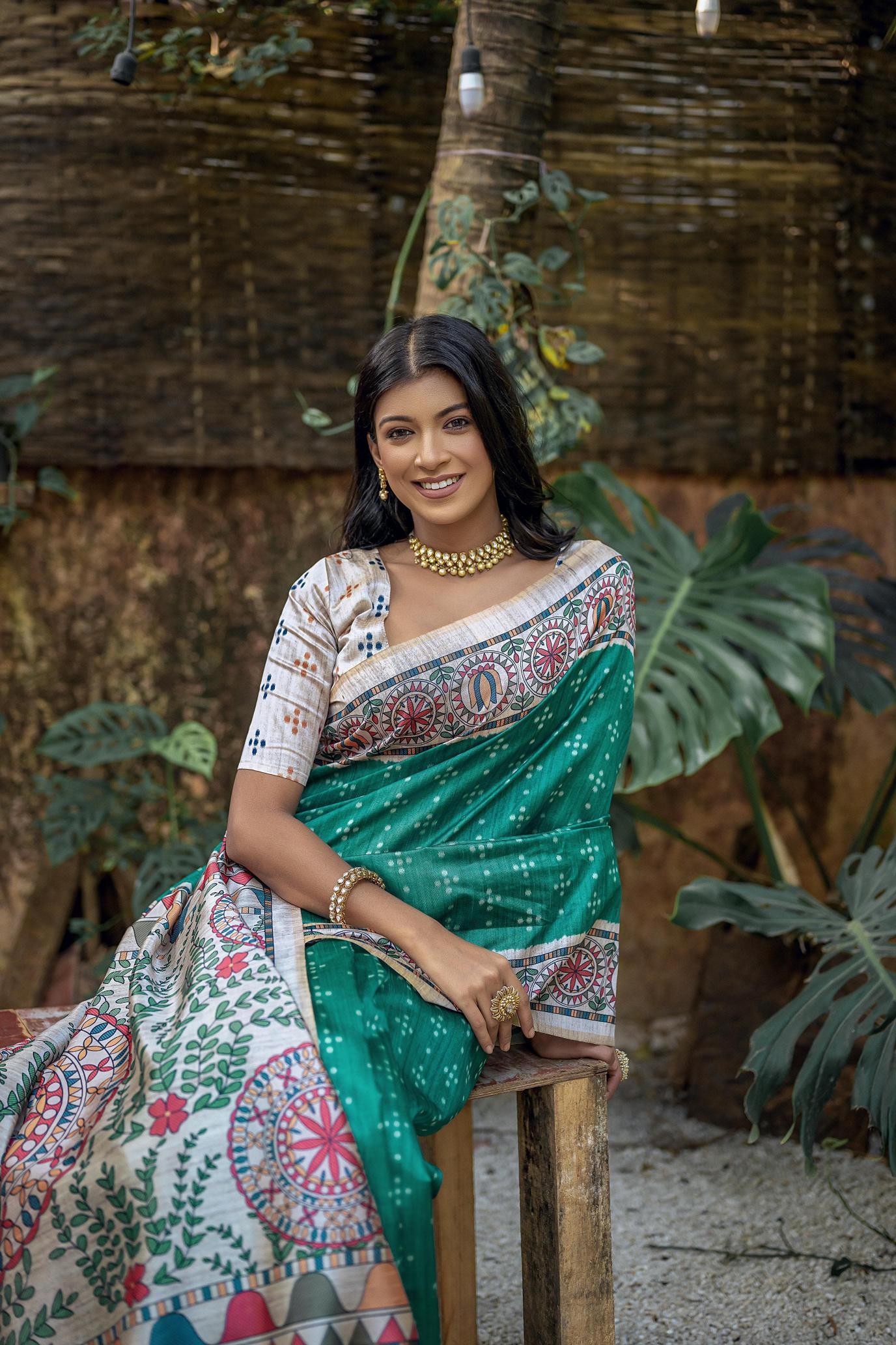 Dazira Soft Tussar Silk Catalog latest party wear sarees online shopping india