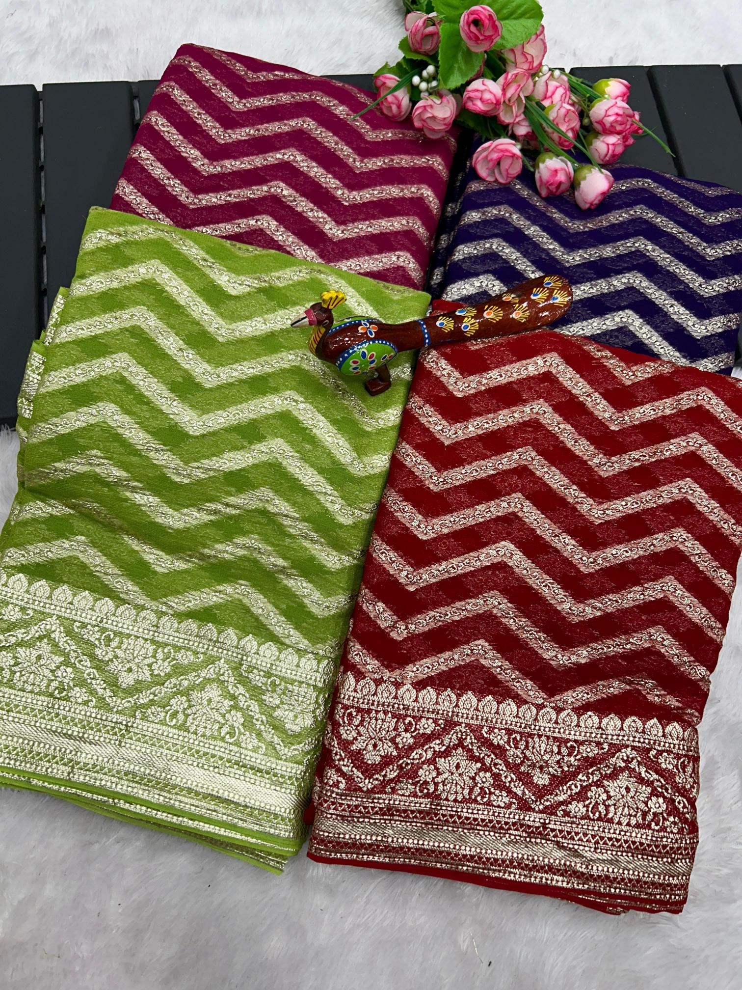 Dazira Temle Laheriya catalog india online shopping for sarees