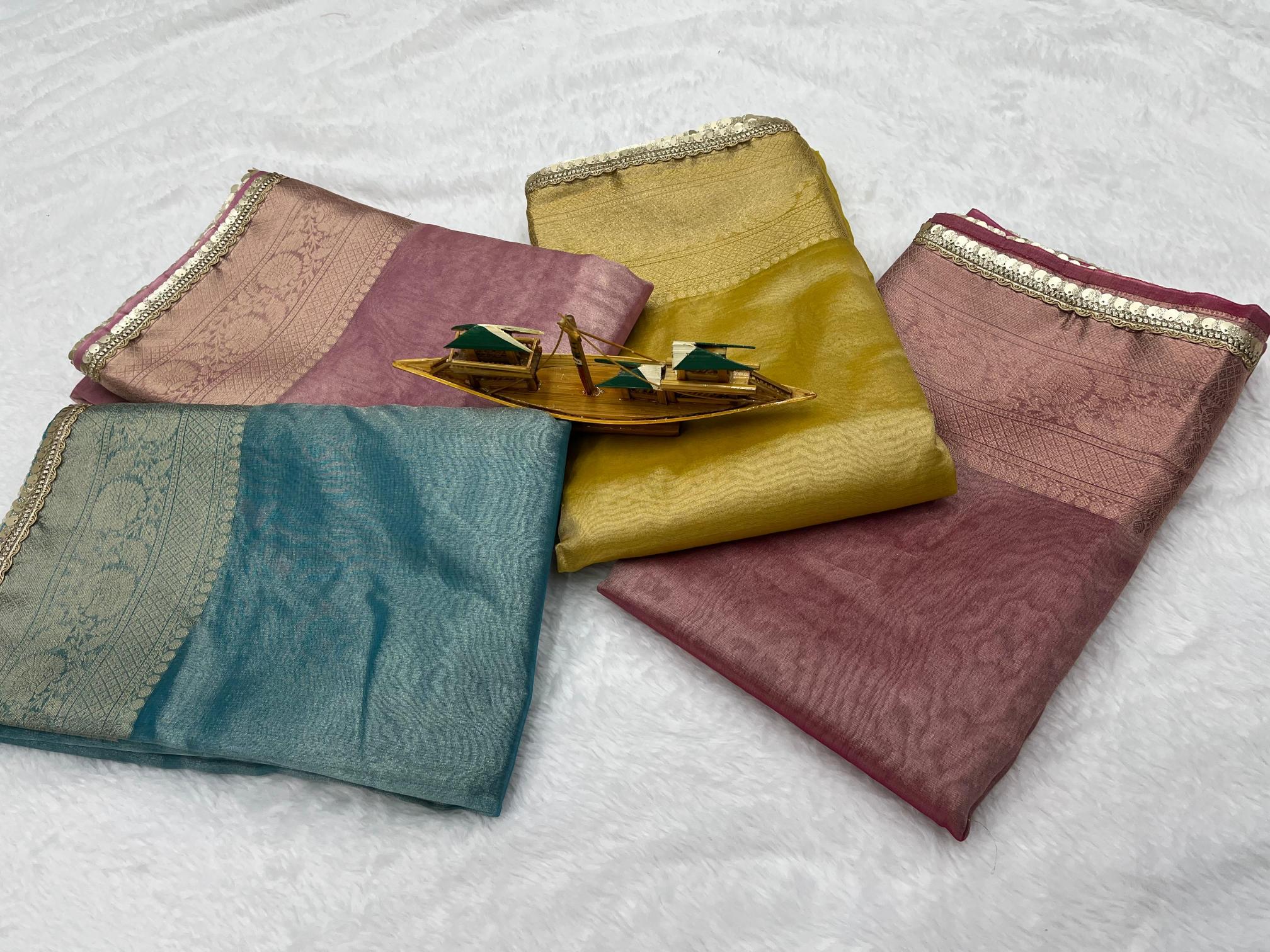 Dazira Tissue Silk catalog cheap tissue silk sarees online india