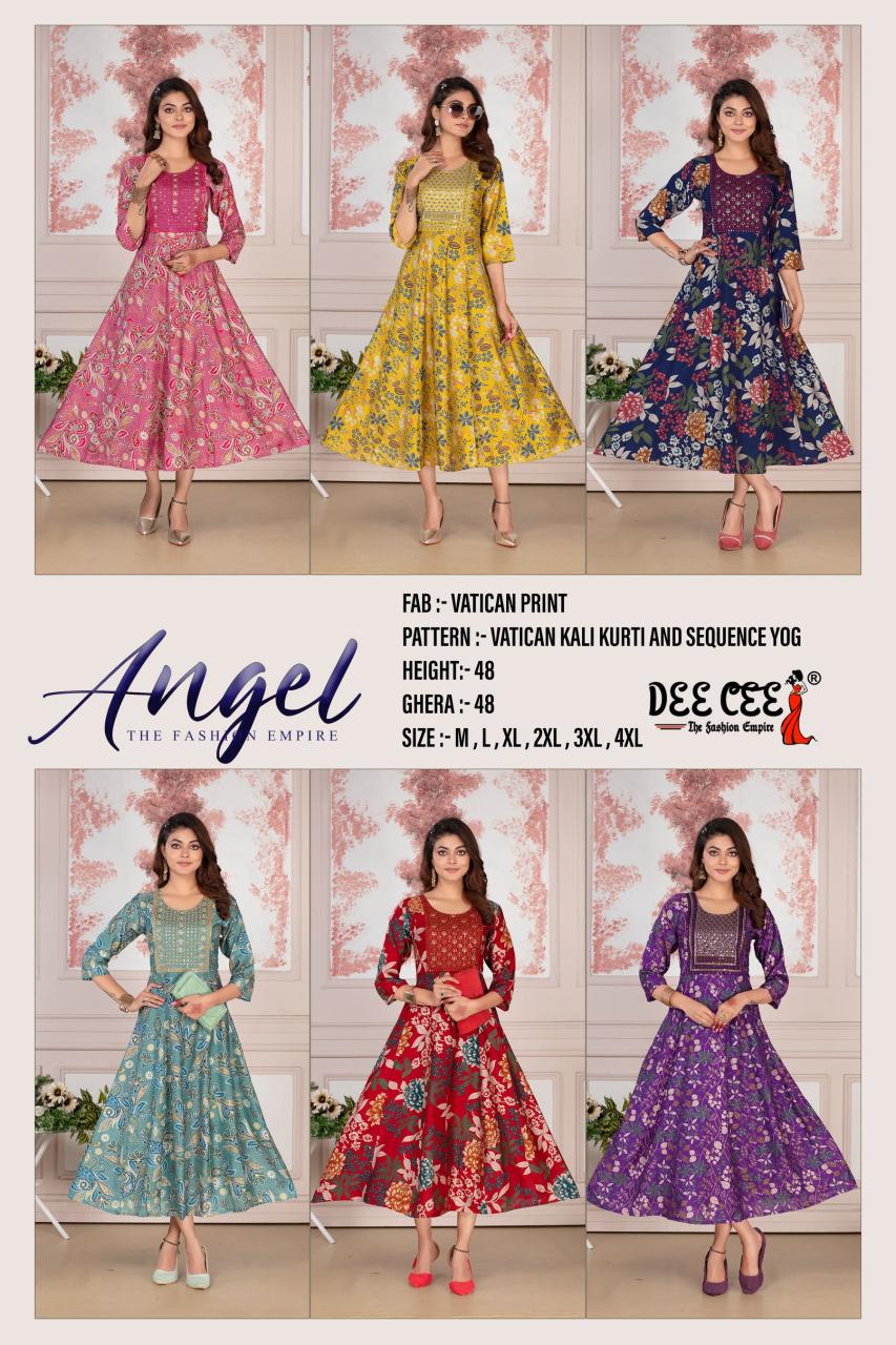Deecee Angel cataog max kurtis online shopping india by