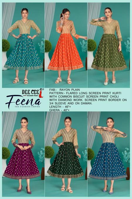 Deecee Feena catalog surat kurti wholesale market