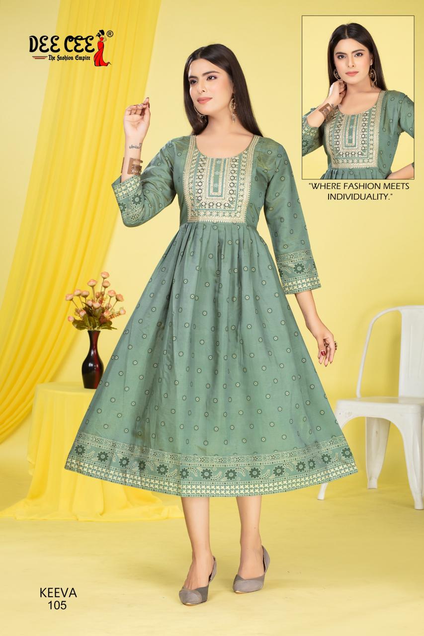 Deecee Keeva catalog knee length kurtis online india