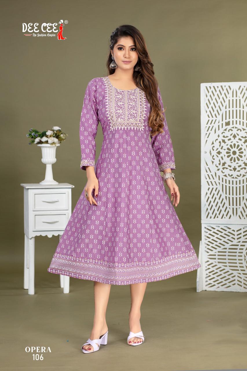 Deecee Opera catalog selfie kurtis manufacturer in india