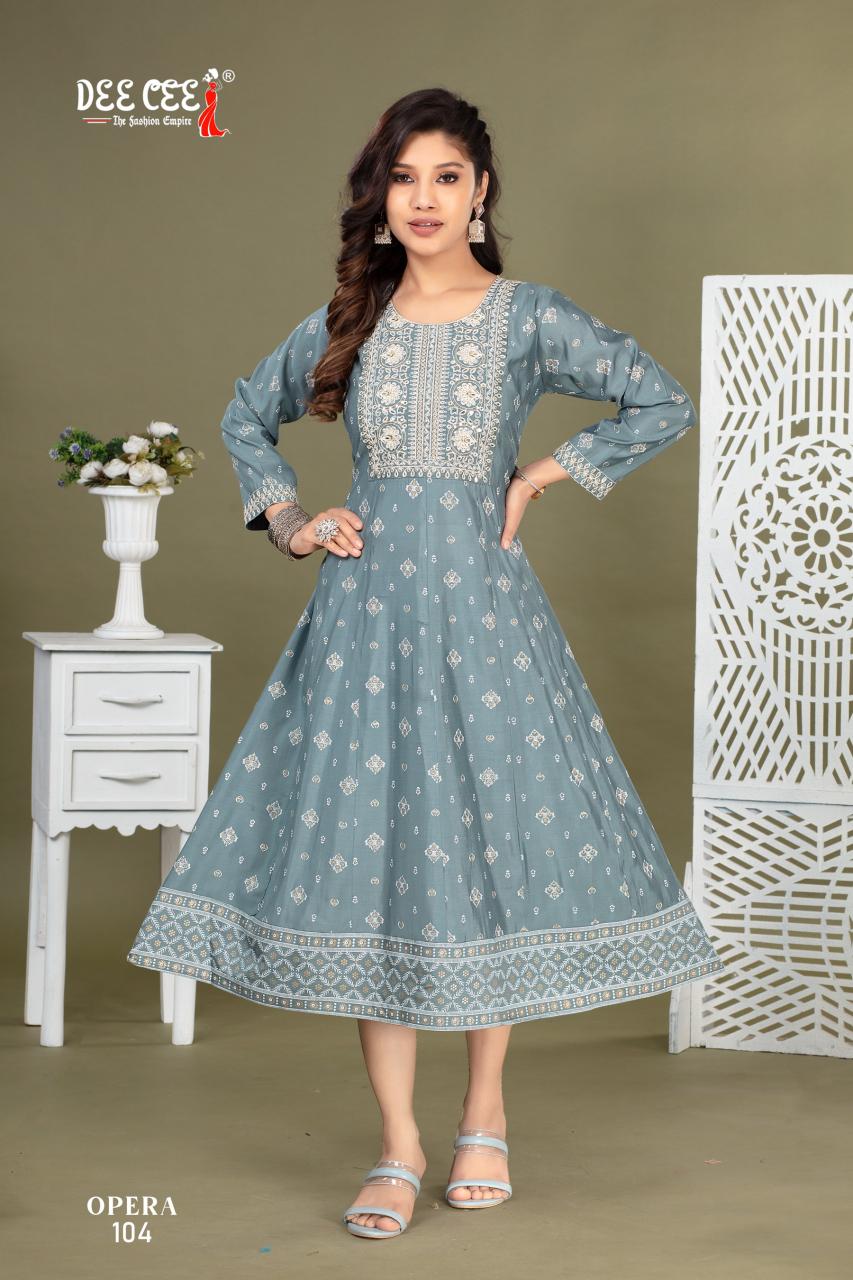 Deecee Opera catalog selfie kurtis manufacturer in india