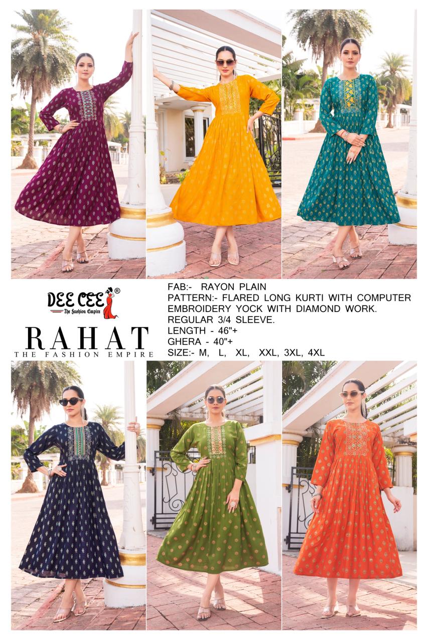 Deecee Rahat catalog w kurtis online shopping india