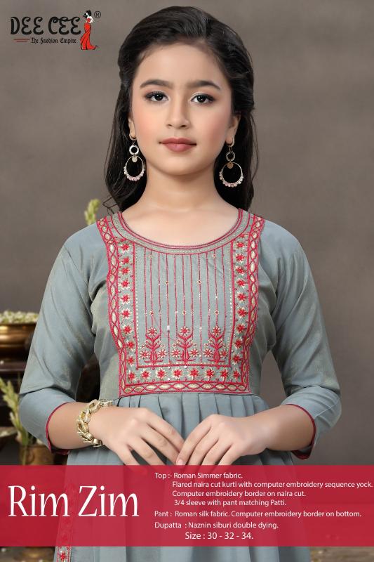Deecee Rim Zim catalog designer kurtis top brands in india
