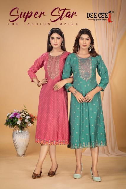 Deecee Super Star catalog kurti exporters in india