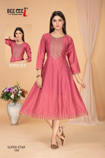 Deecee Super Star catalog kurti exporters in india